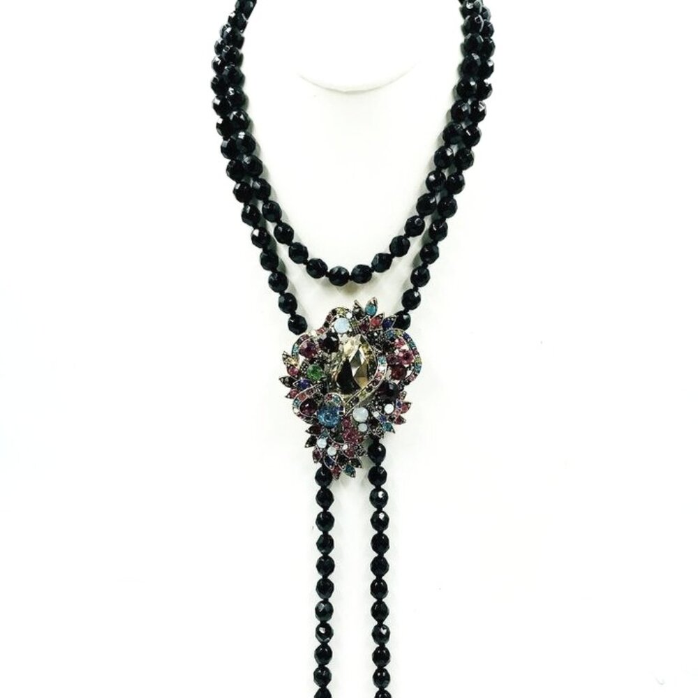 Large Bright Vibrant Multicolored Rhinestone Crys… - image 3